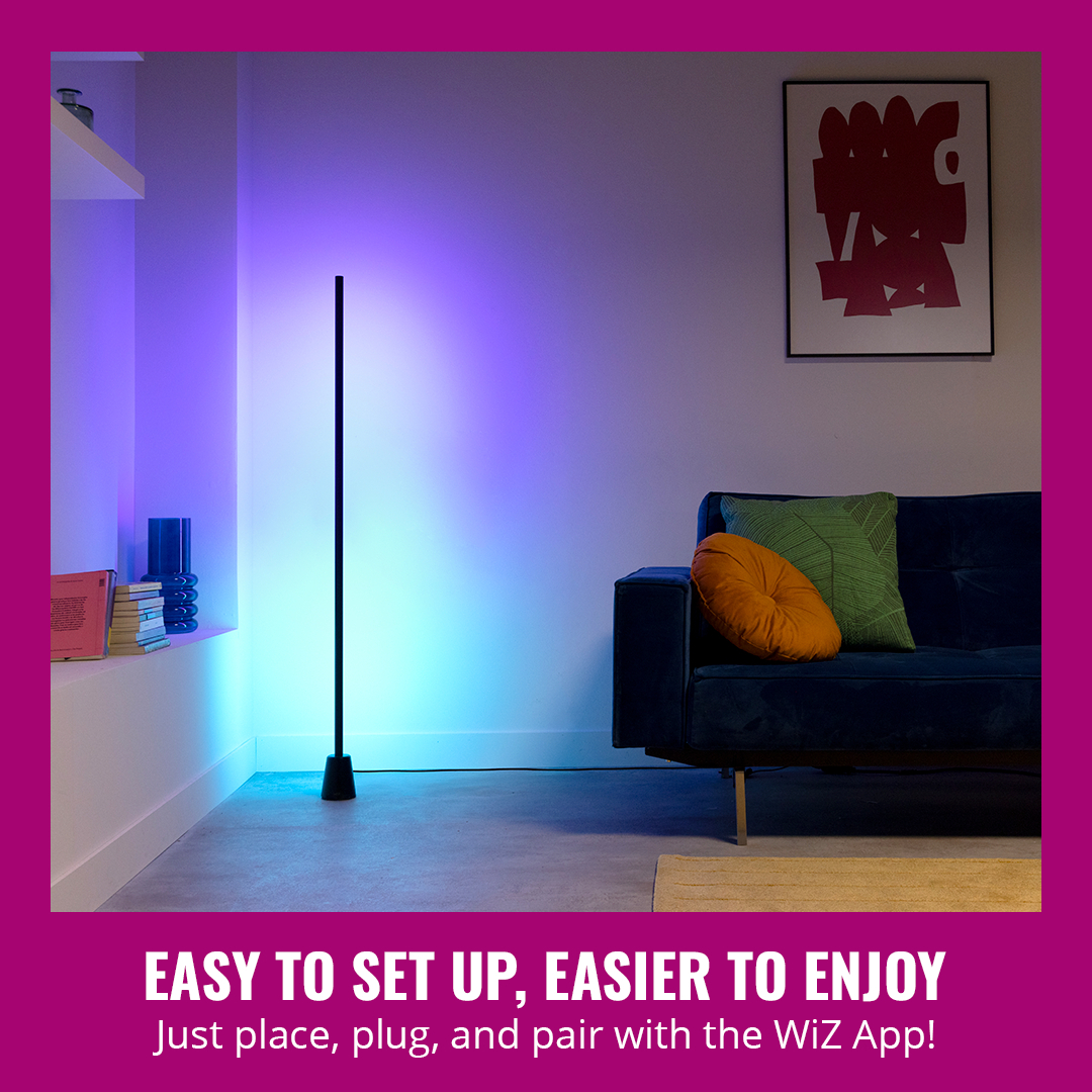 WiZ Gradient Floor Light RGBIC Smart Floor Lamp