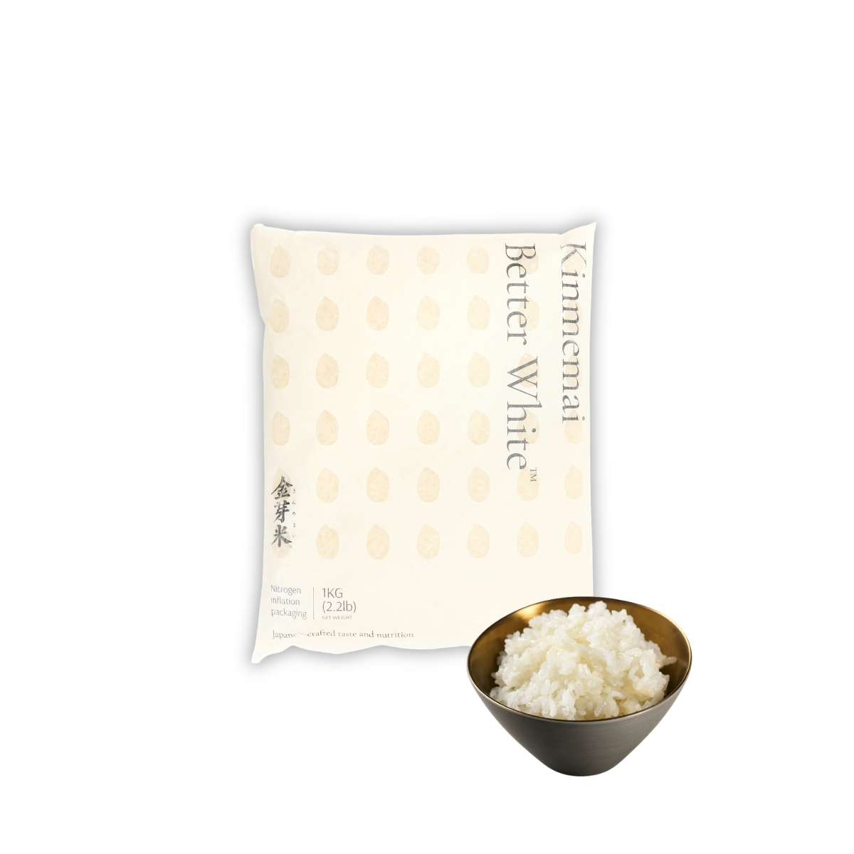 Kinmemai Better White Japanese Rice 1KG