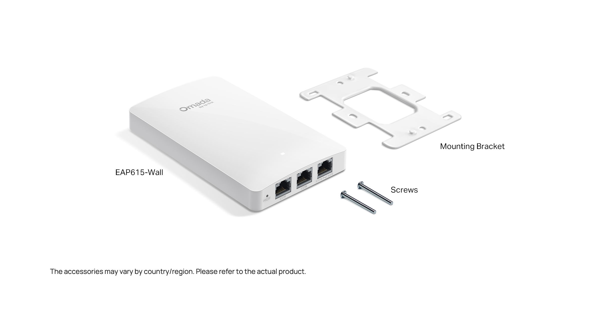 EAP615-Wall mounting bracket and included accessories