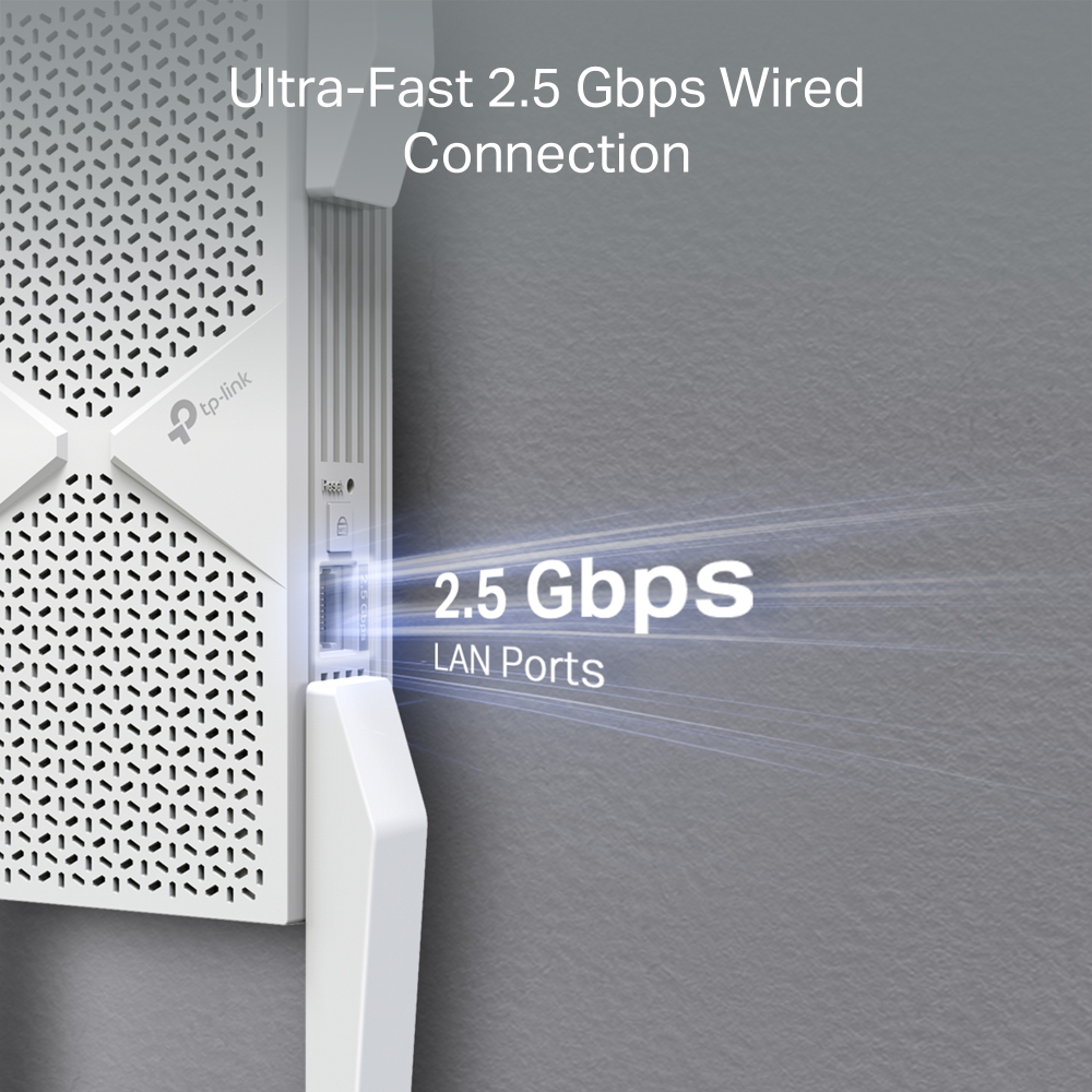 10.8 Gbps Tri-Band Speeds