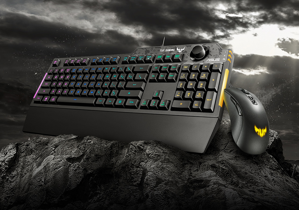 ASUS TUF Gaming Combo K1 & M3 Wired Gaming Keyboard and Mouse