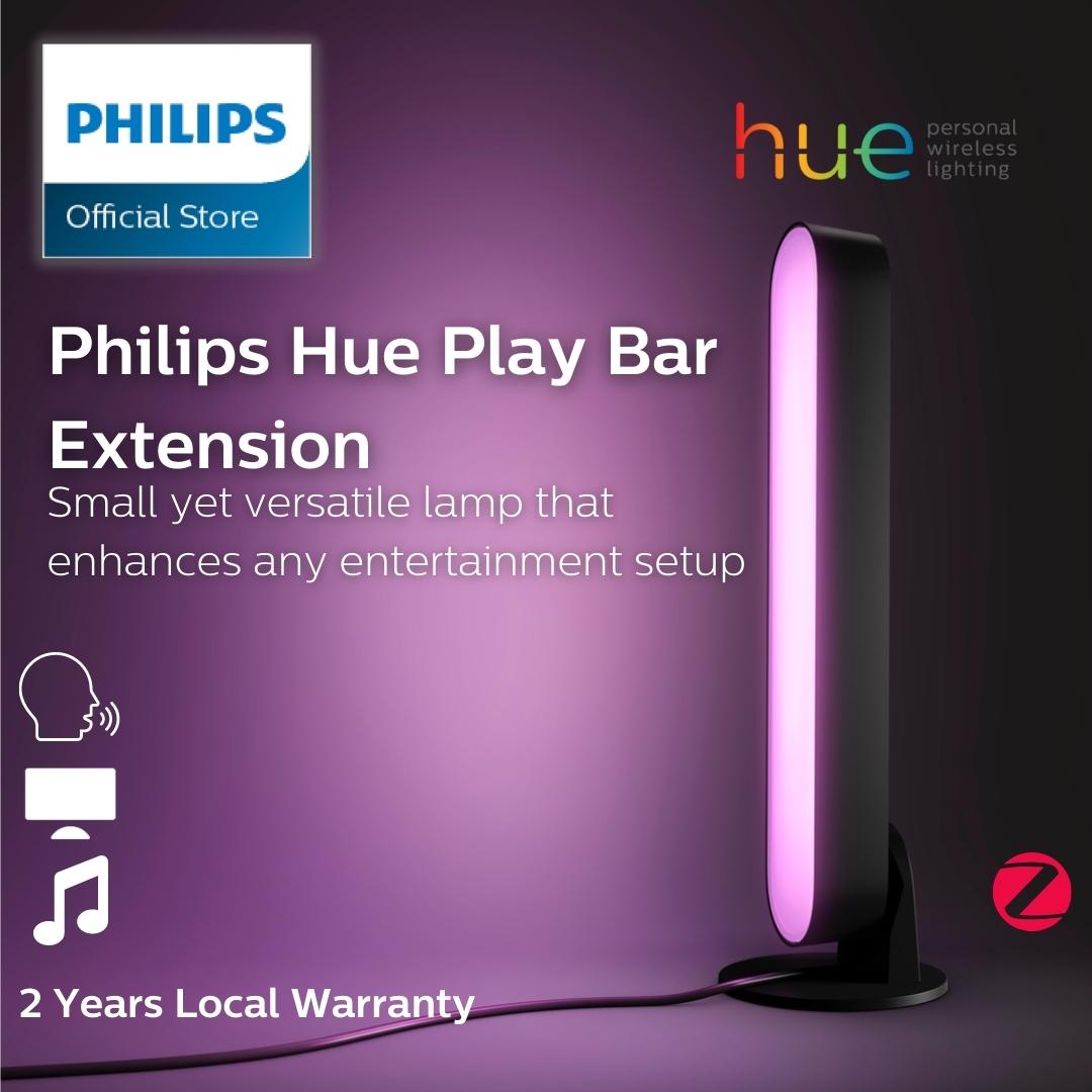 Philips Hue Play White & Color Smart Light Extension, Hub Required/NO Power supply included (Smart Lighting Compatibility with Amazon Alexa, Apple Homekit & Google Home)