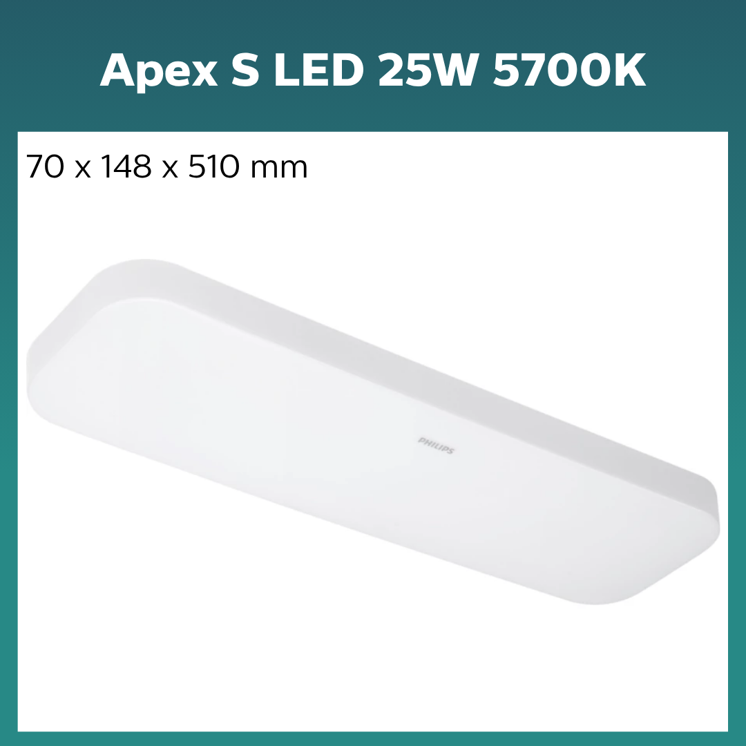 Philips APEX Ceiling Light | 5700K Color Temperature Large Ceiling Light – Apex S 25W 5700K