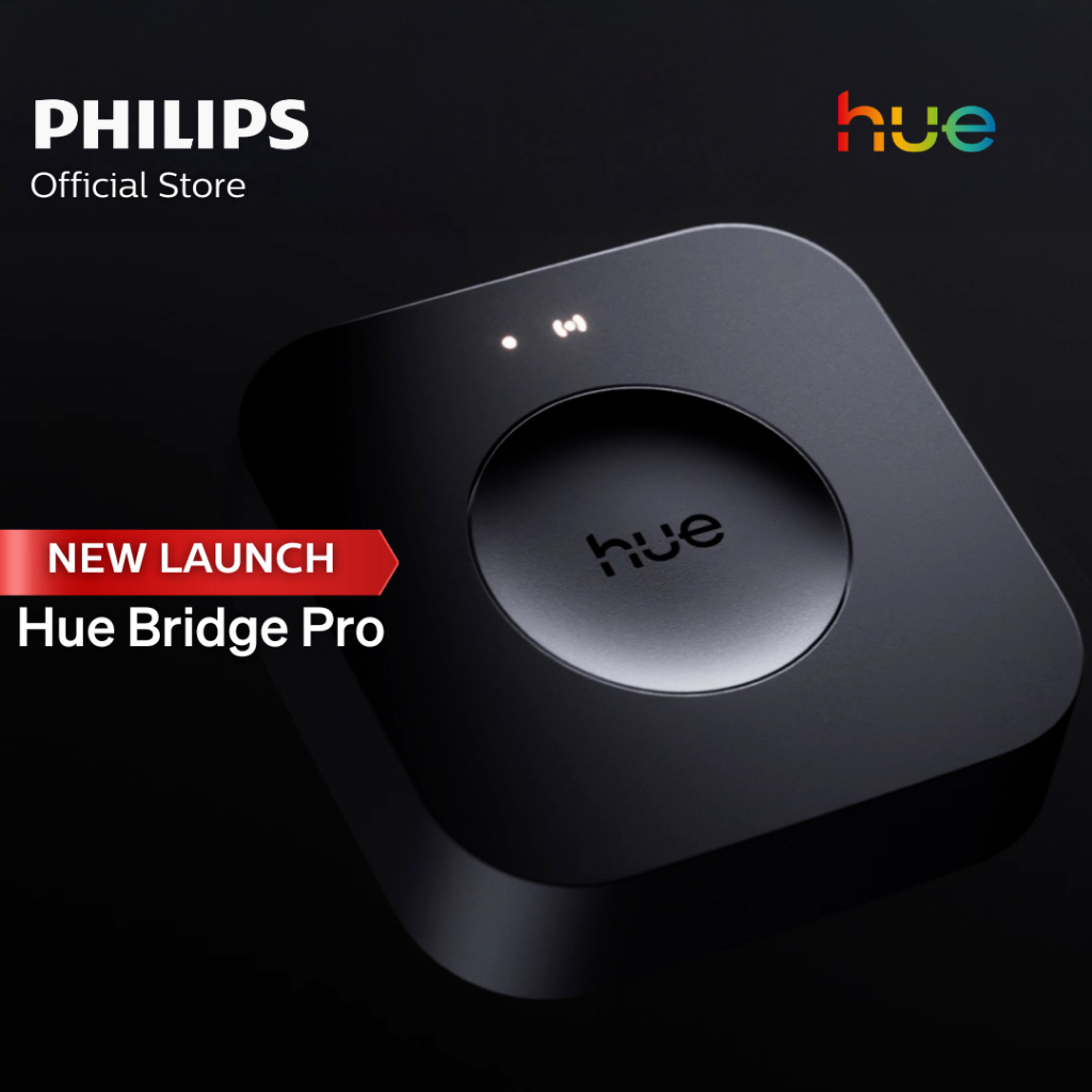 Philips Hue Bridge Pro, Smart Light Hub, Wireless, Advanced Encryption, Supports 150+ Lights & 50+ Accessories