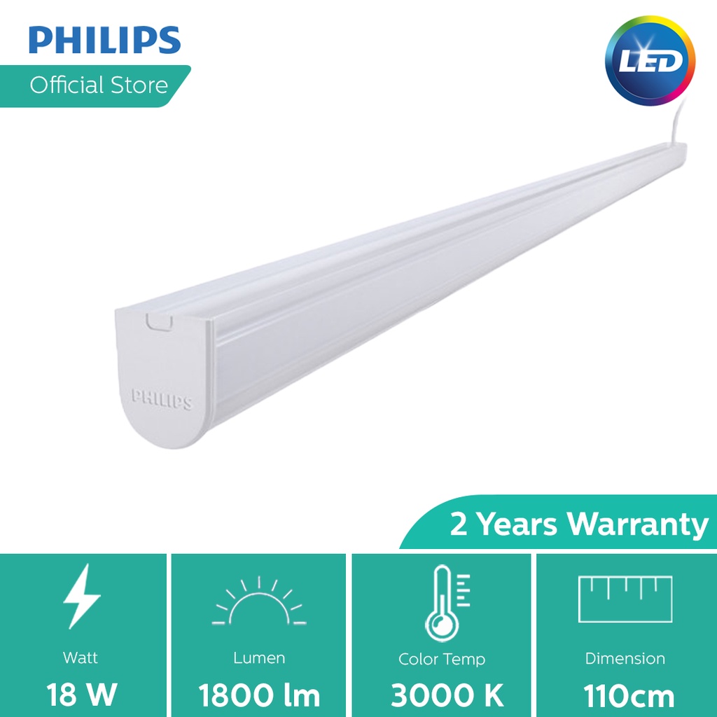 Philips Essential Smartbright LED Linear Batten (18W 3000K)