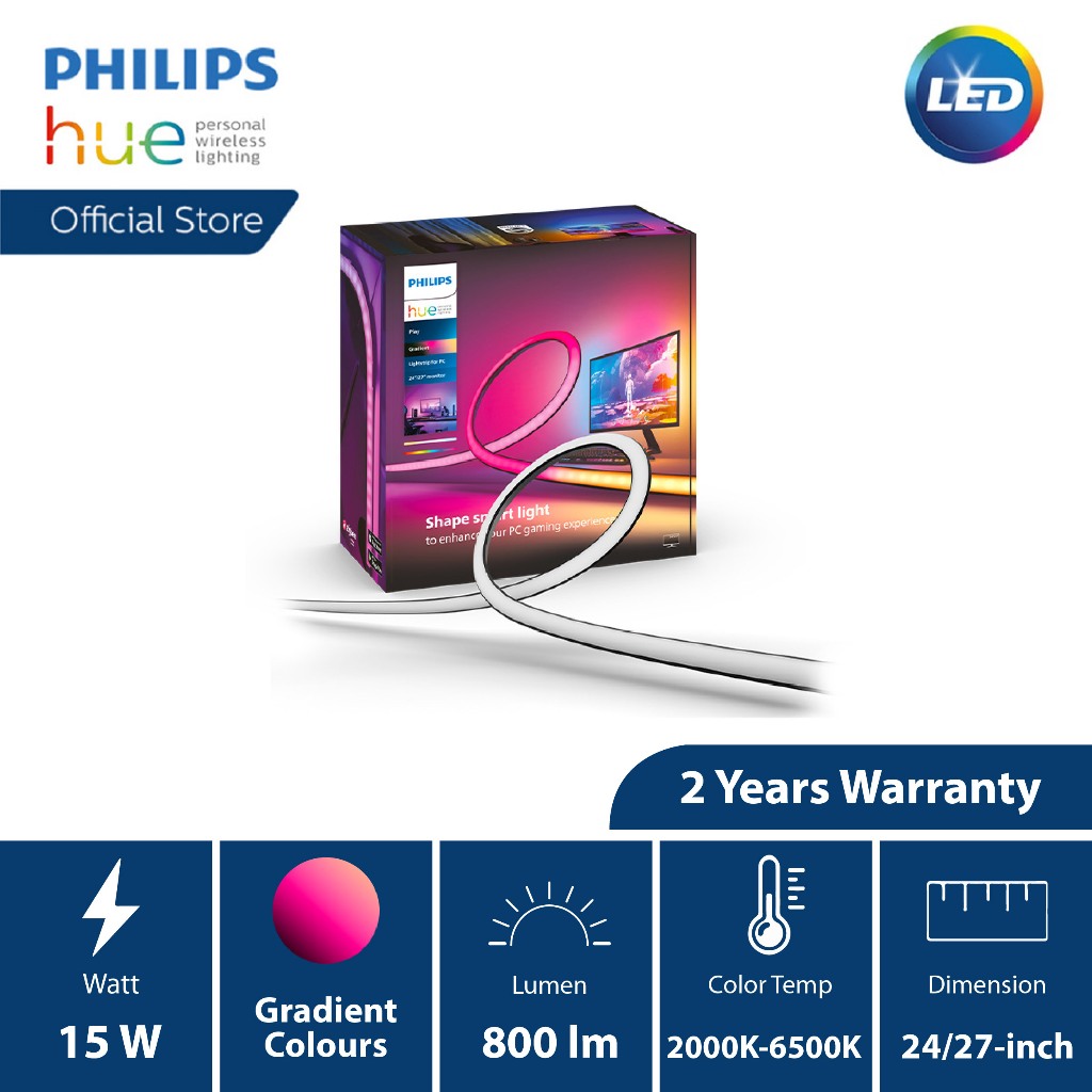 Philips Hue Gradient PC strip 24-27 inch