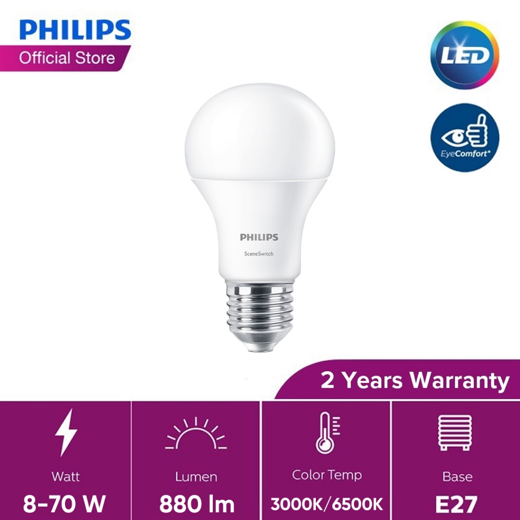 LED SSW A60 8-70W E27 3000K/6500K 1BCAPR