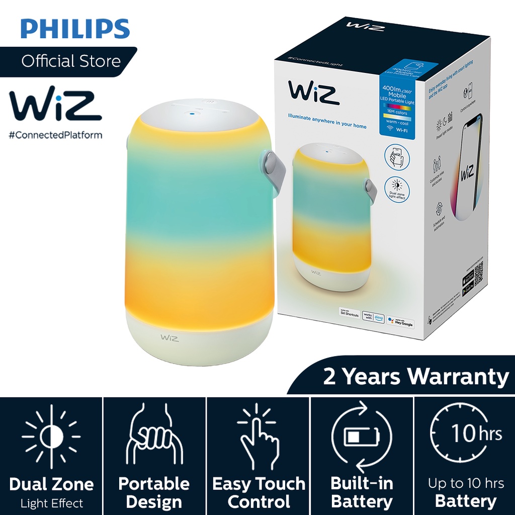 WiZ Wireless Mobile Carry Table Lamp