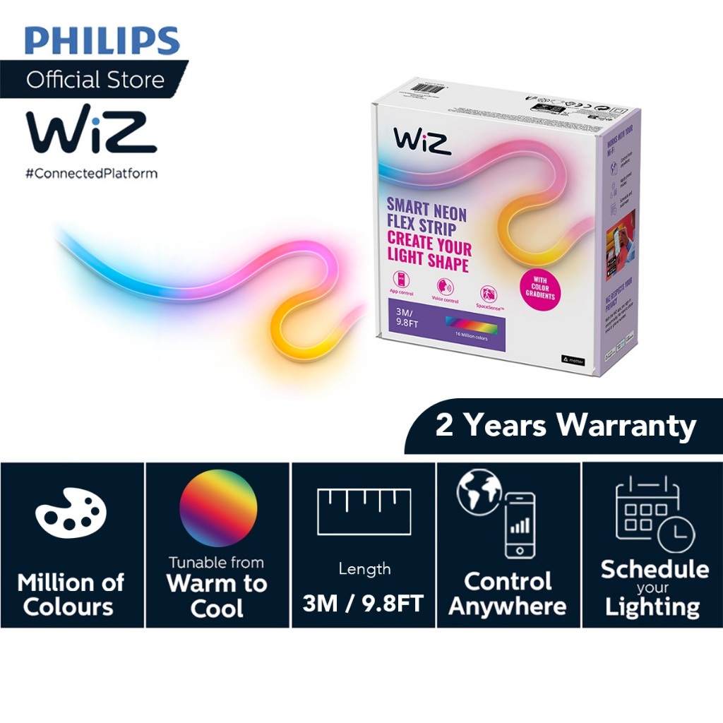 WiZ Neon Flex Strip 3M Kit