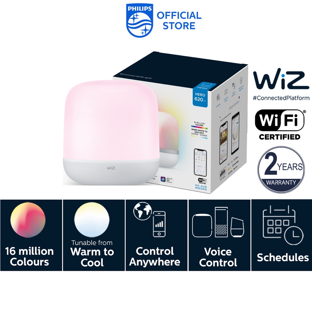 WiZ Portable Table Hero Lamp (9W 2200K - 6500K)