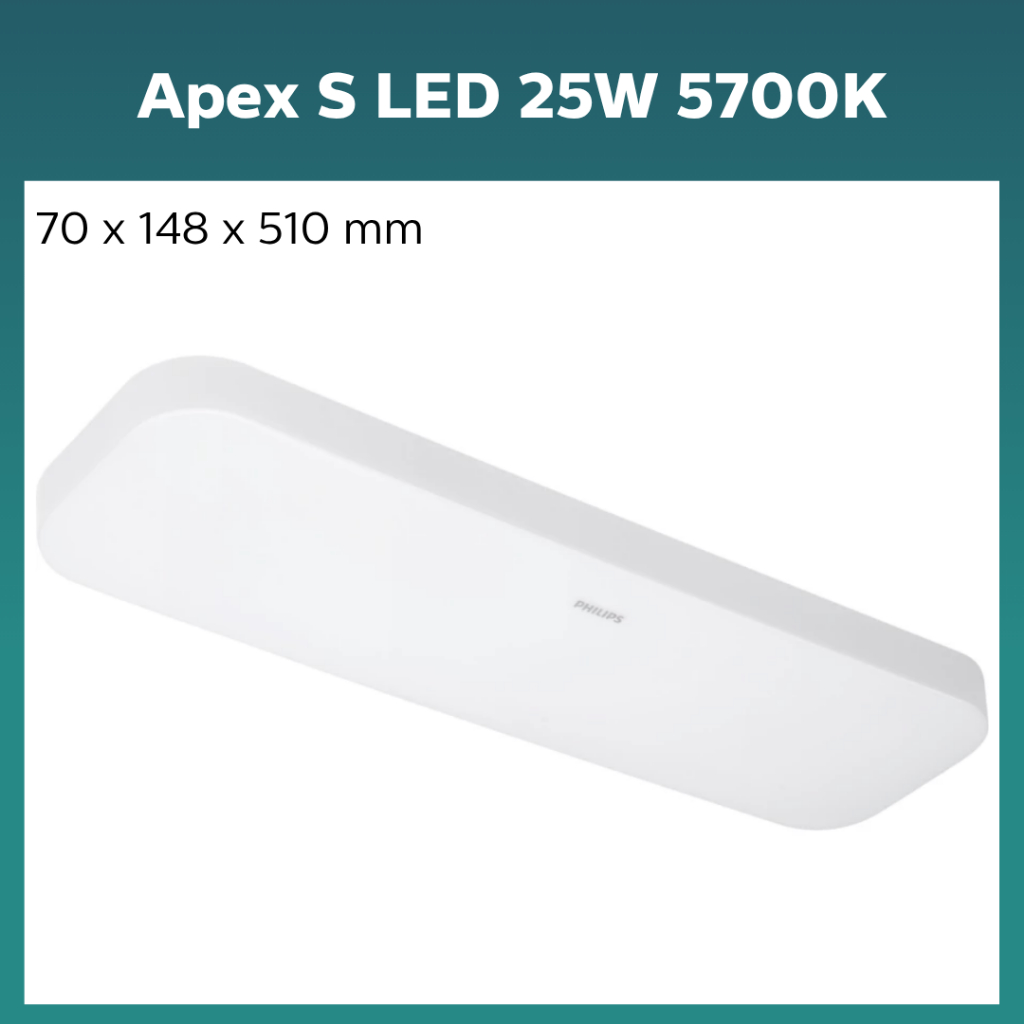 Philips APEX Celing Light | 5700K Color Temperature Large Ceiling Light – Apex S LED 25W 5700K