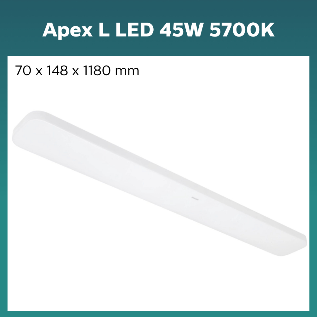 Philips APEX Celing Light | 5700K Color Temperature Large Ceiling Light – Apex L LED 45W 5700K