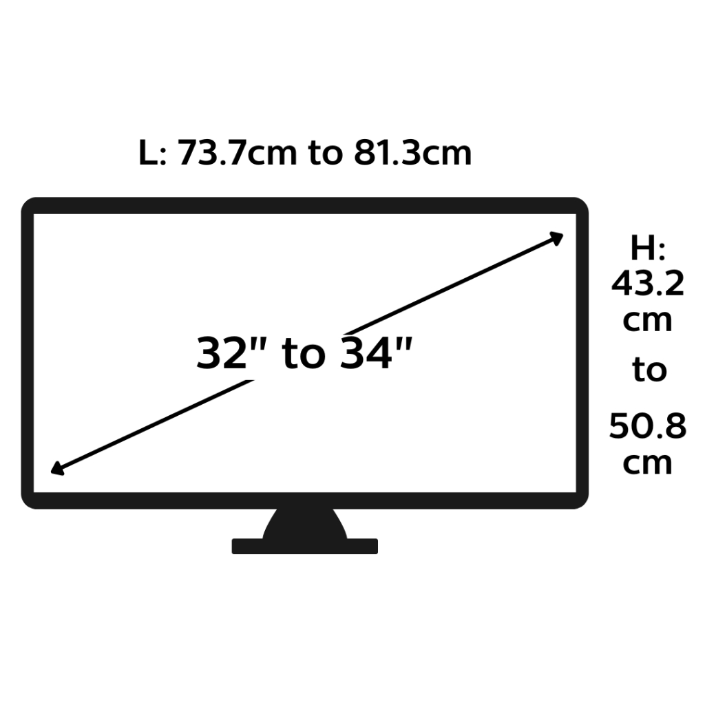 Philips Hue Play Gradient Lightstrip for PCs and Monitor (Hue Bridge required) | RGB Lightstrip for PC – 32 - 34 Inch