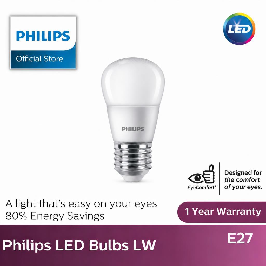 Philips LED Bulbs LW E27 EyeComfort – 6500K Cool White