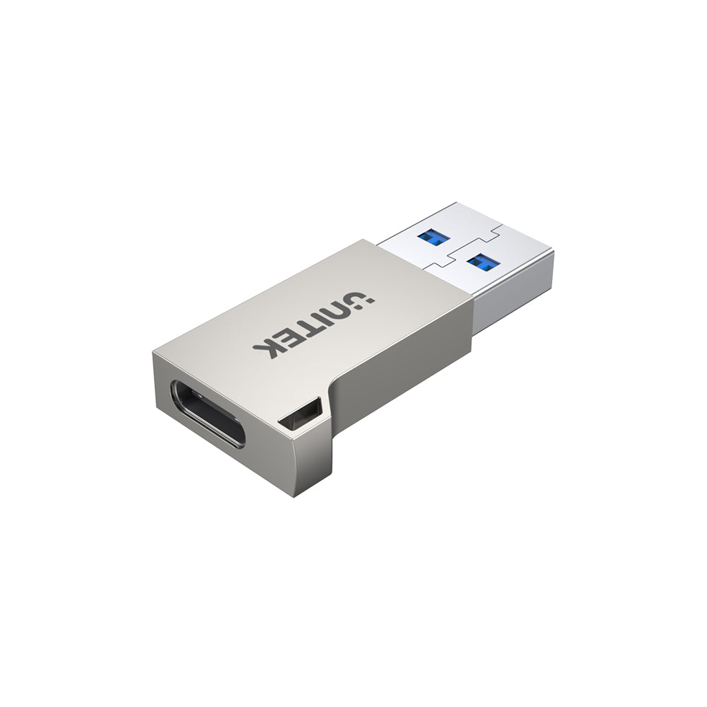 UNITEK USB-A TO USB-C ULTRA TINY ZINC ADAPTER A1034NI