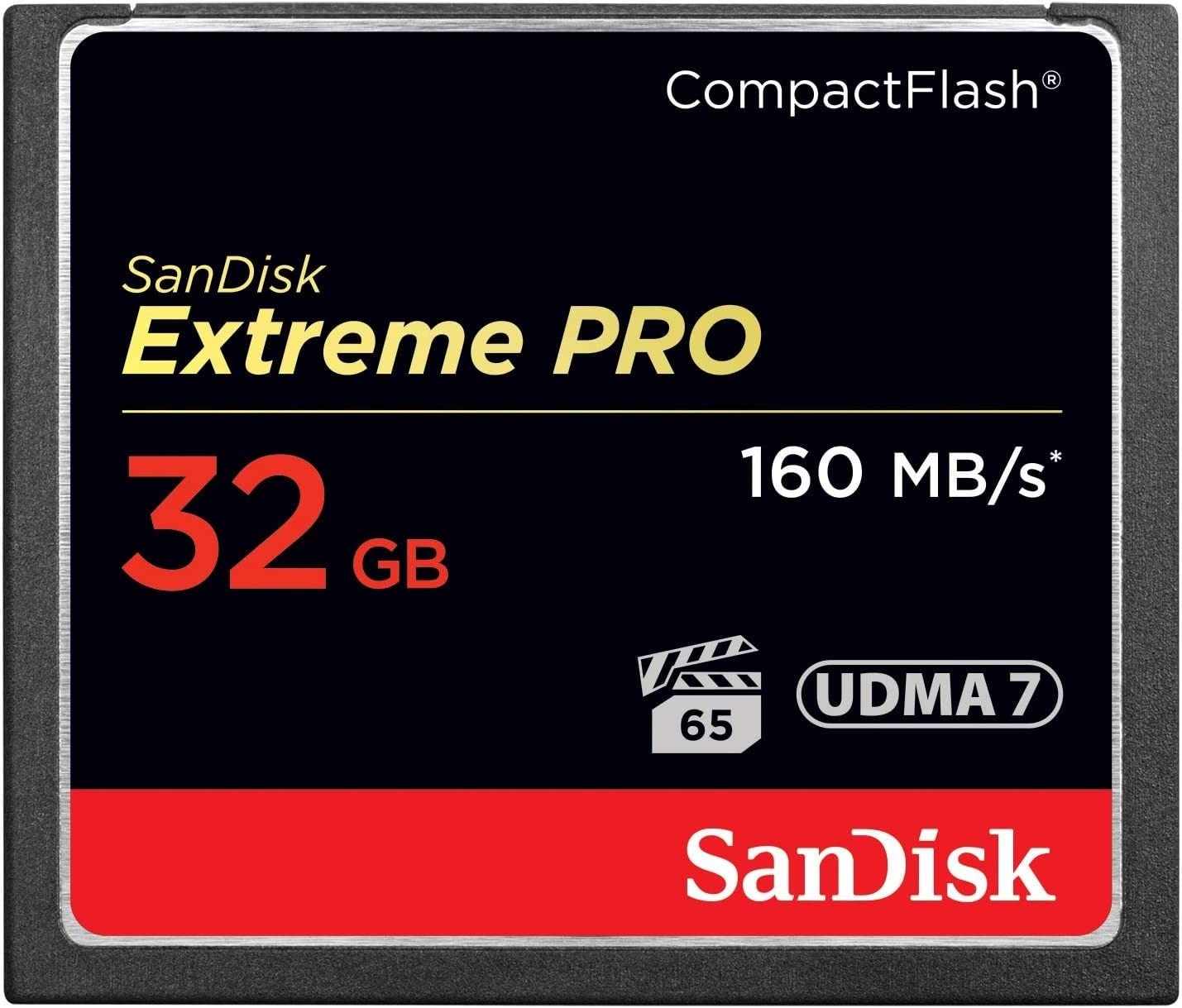 SanDisk Extreme Pro CF, CFXPS 32GB, VPG65, UDMA 7, 160MB/s R, 150MB/s W, 4x6, Lifetime Limited – 64GB