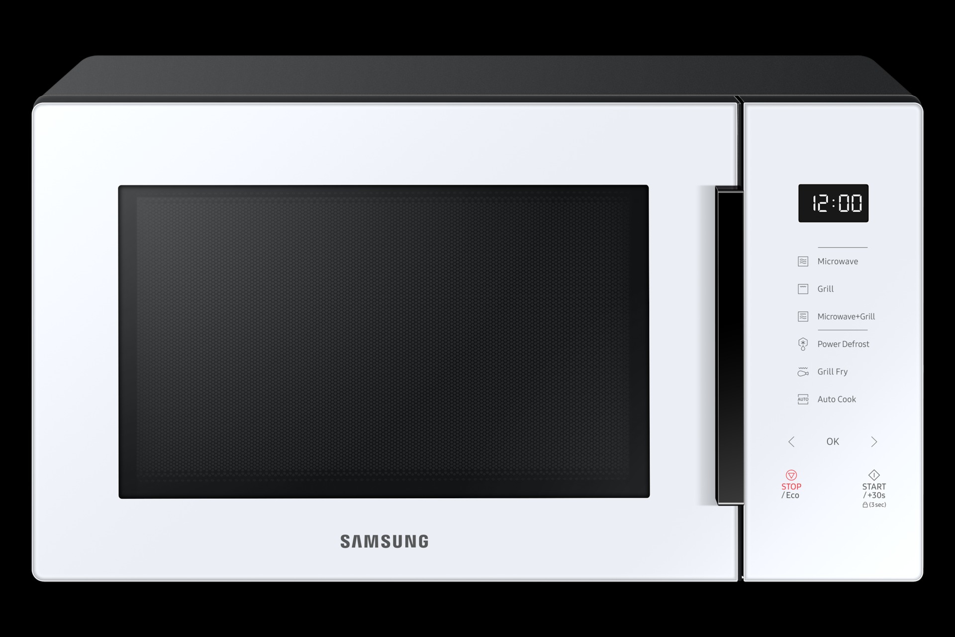 samsung 30L Bespoke Microwave Grill Fry Pure White