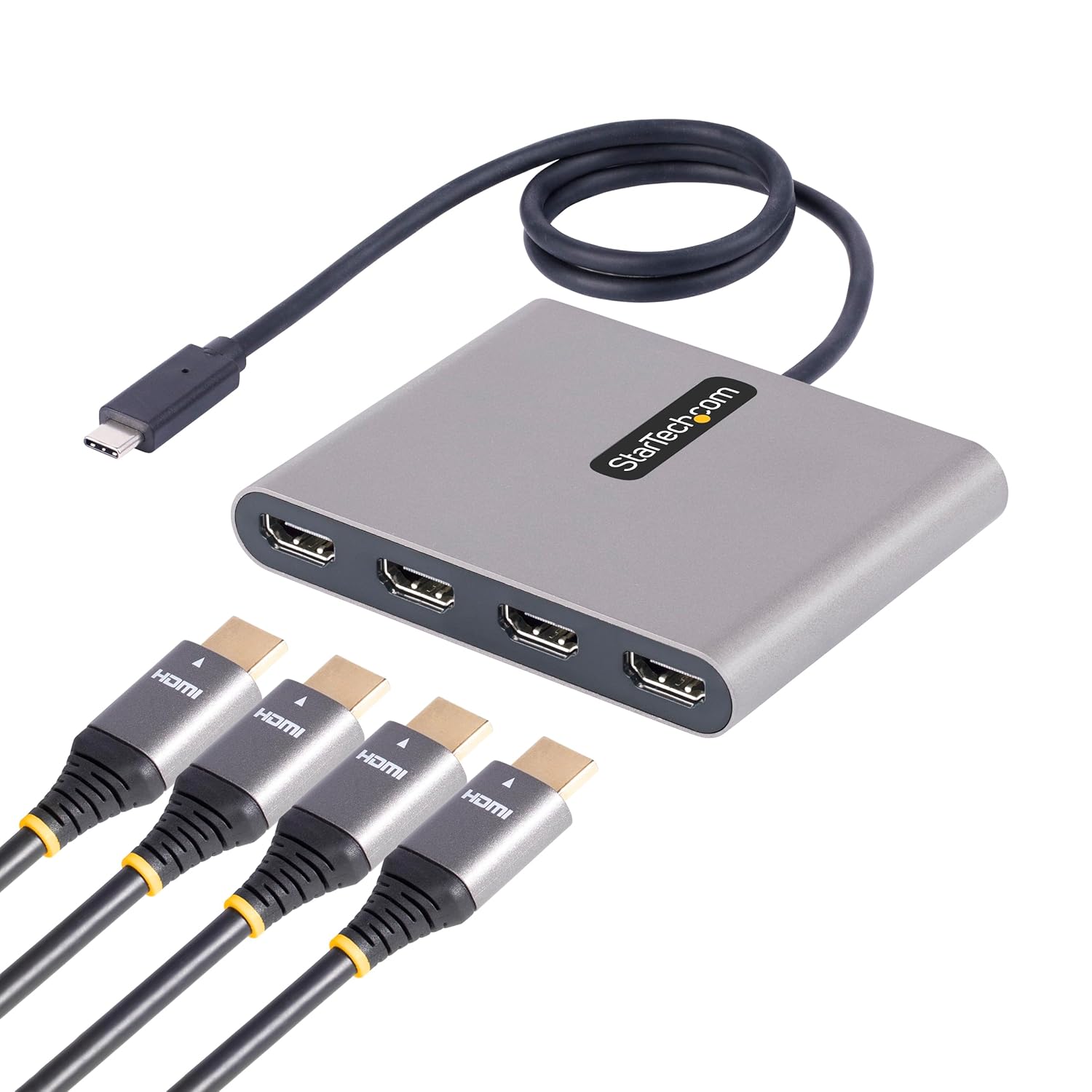 STARTECH.COM USB C TO 4 HDMI ADAPTER - EXTERNAL CARD