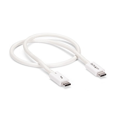 STARTECH.COM 0.5M THUNDERBOLT 3 CABLE 40GBPS - WHITE