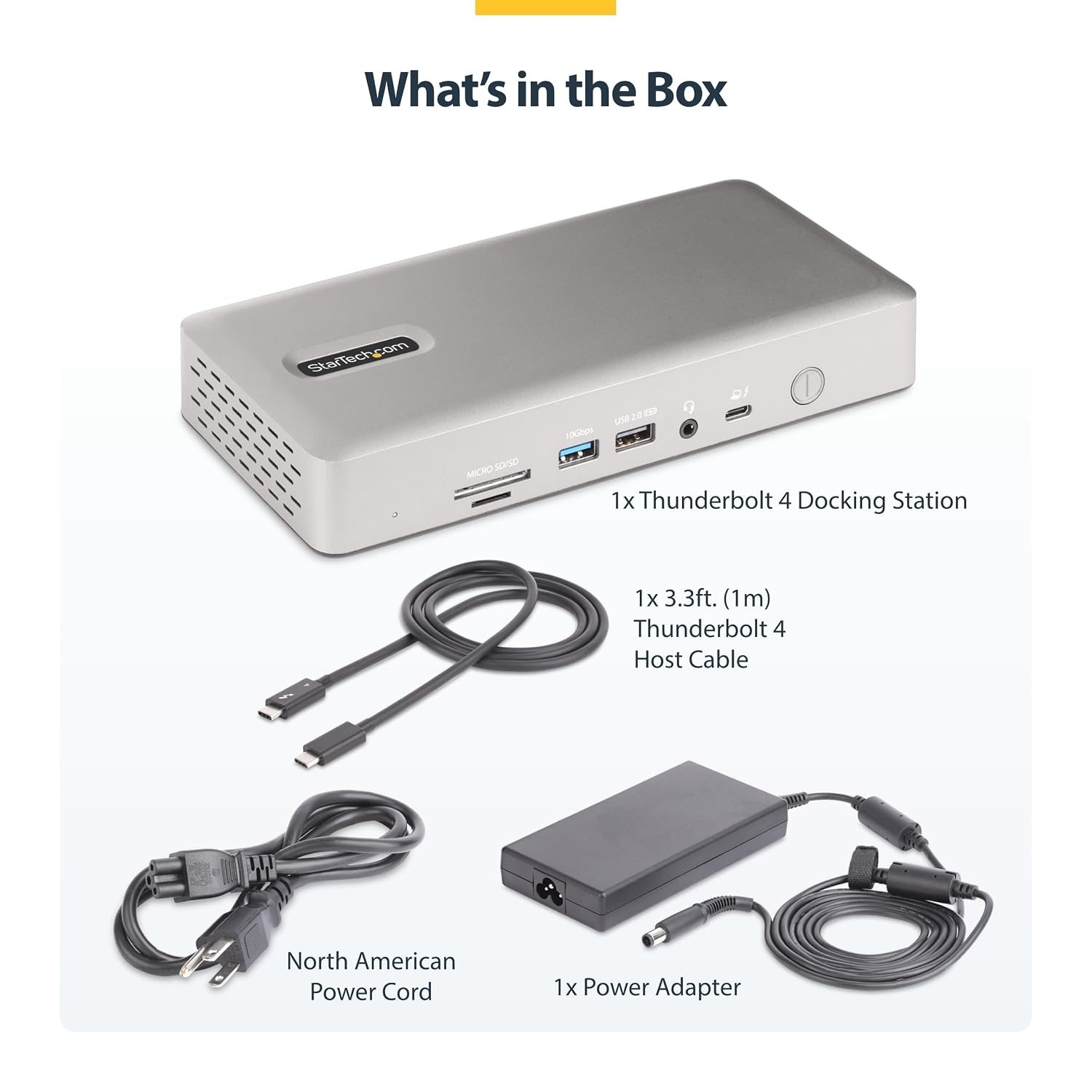 STARTECH.COM THUNDERBOLT 4 DOCK 96W 2X4K 60HZ/1X8K