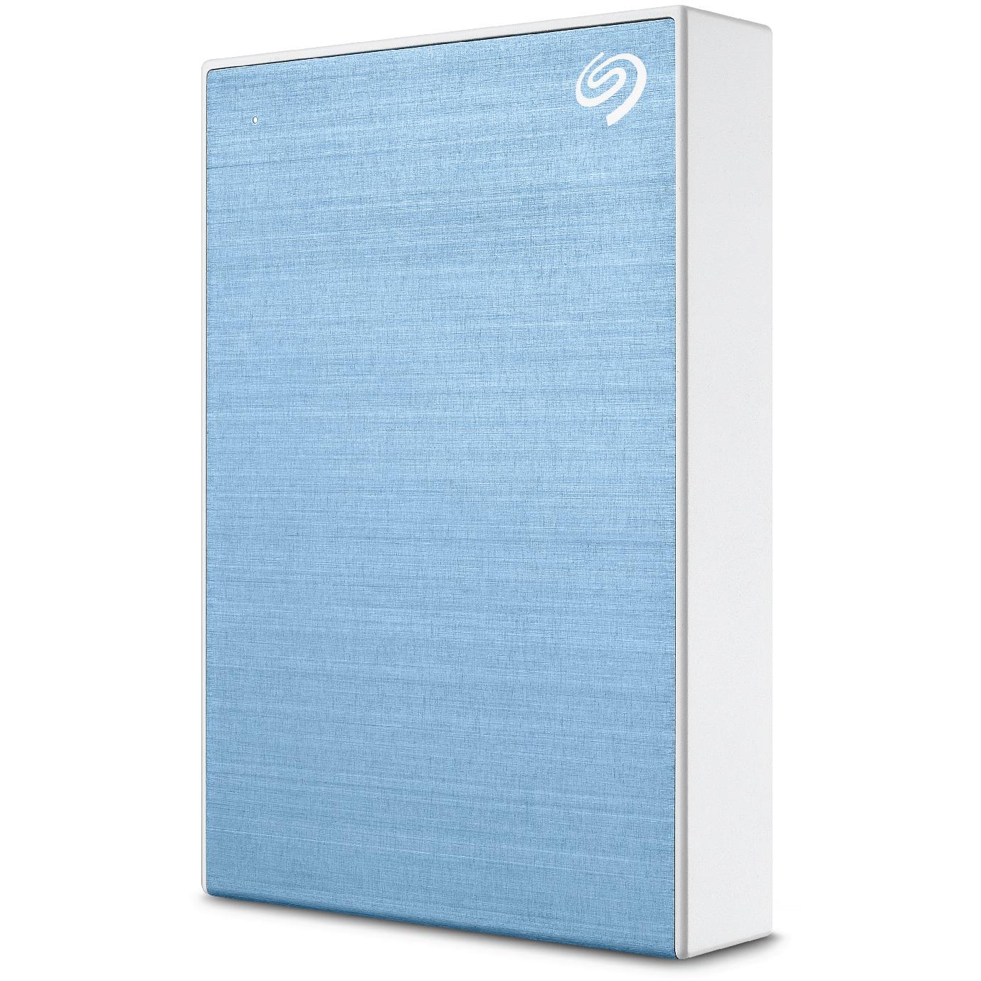 SEAGATE 4TB ONE TOUCH PORTABLE W RESCUE-BLU