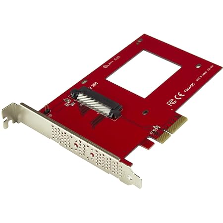 STARTECH.COM U.2 TO PCIE ADAPTER - 2.5IN U.2 NVME SSD