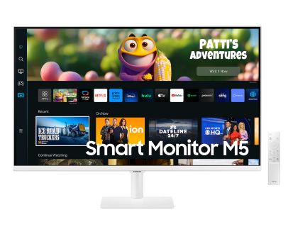 Samsung 27" Smart Monitor M5 White (FHD)