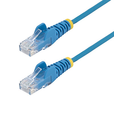 STARTECH.COM CABLE - BLUE SLIM CAT6 PATCH CORD 1M
