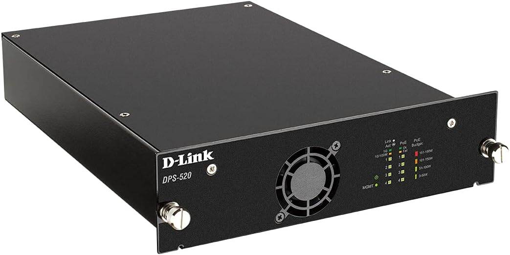 D-Link Redundant Power Supply via PoE for DGS-1520 (DPS-520)