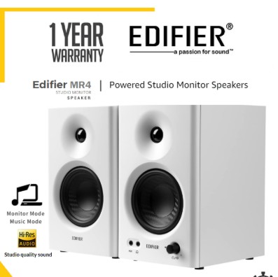 Edifier MR4 Powered Studio Monitor Speakers 42W โ White