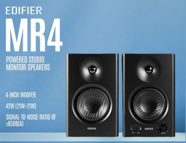 Edifier MR4 Powered Studio Monitor Speakers 42W โ Black