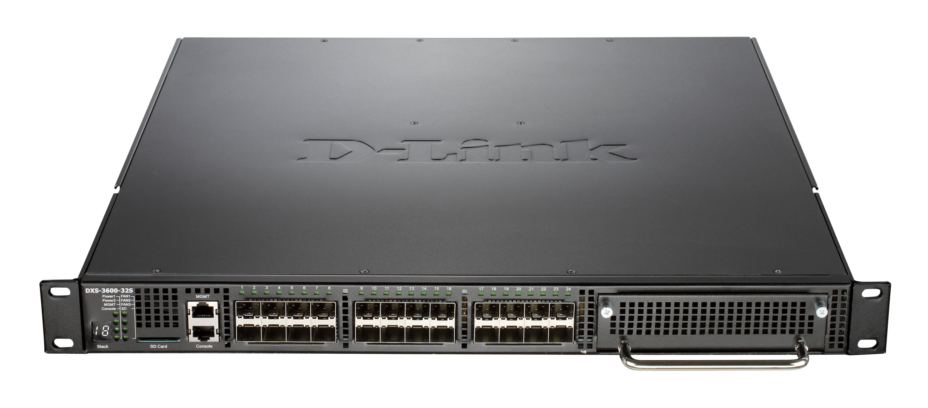 D-Link 24-Port 10G SFP+ Switch with Expansion Module EU Power Cord (DXS-3600-32S/ESI)