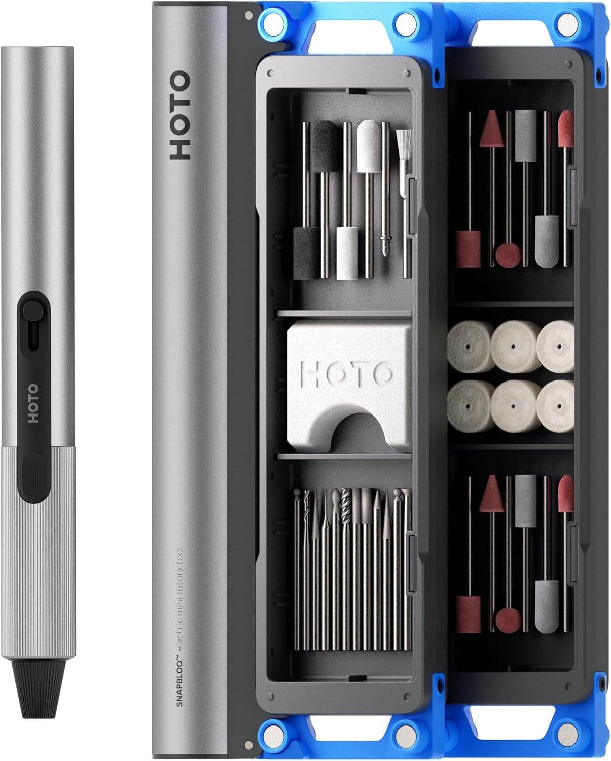 HOTO SNAPBLOQ R-A04 Electric Mini Rotary Tool Kit โ 38 Piece (HFE0022GL)