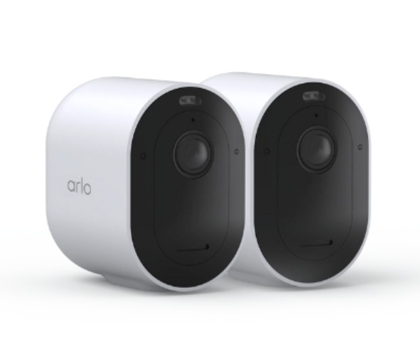 Arlo Ultra 3 4K Outdoor Wireless Battery-Powered Security Camera with Spotlight โ 2 Camera Pack