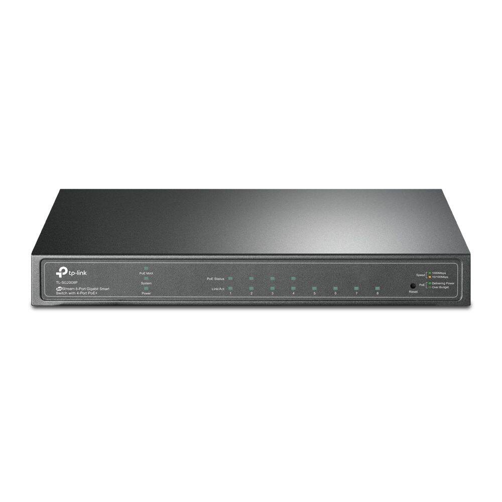 TP-Link Omada TL-SG2008P JetStream 8-Port Gigabit Smart Switch with 4-Port PoE+