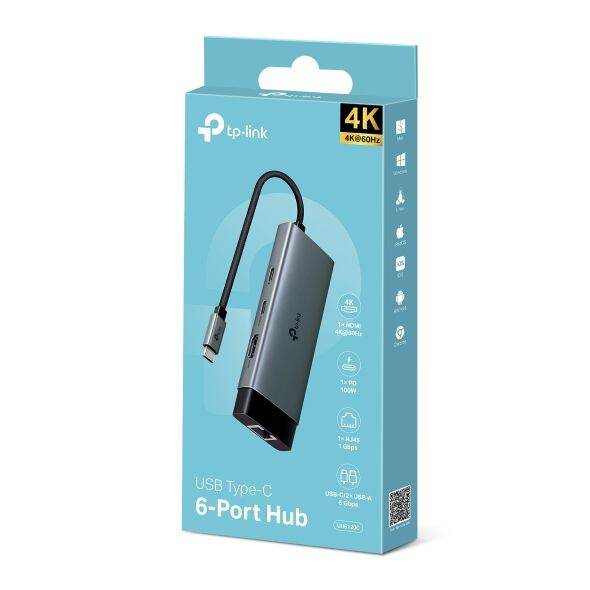 TP-Link UH6120C USB Type-C 6-Port Hub
