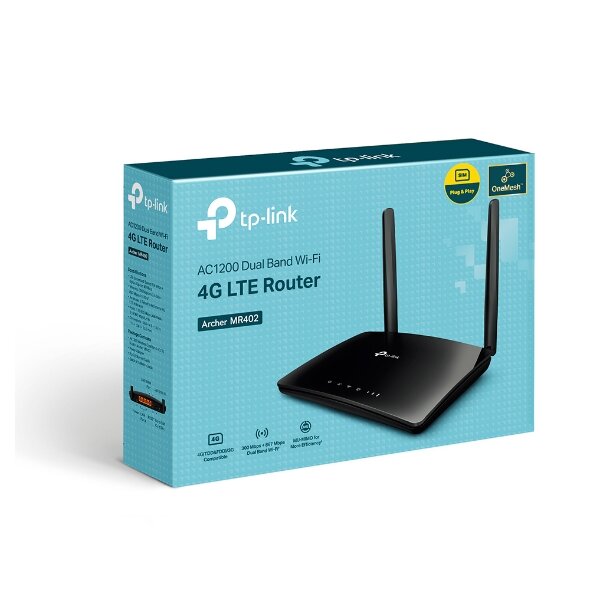 TP-Link Archer MR402 AC1200 Dual-Band 4G LTE Router