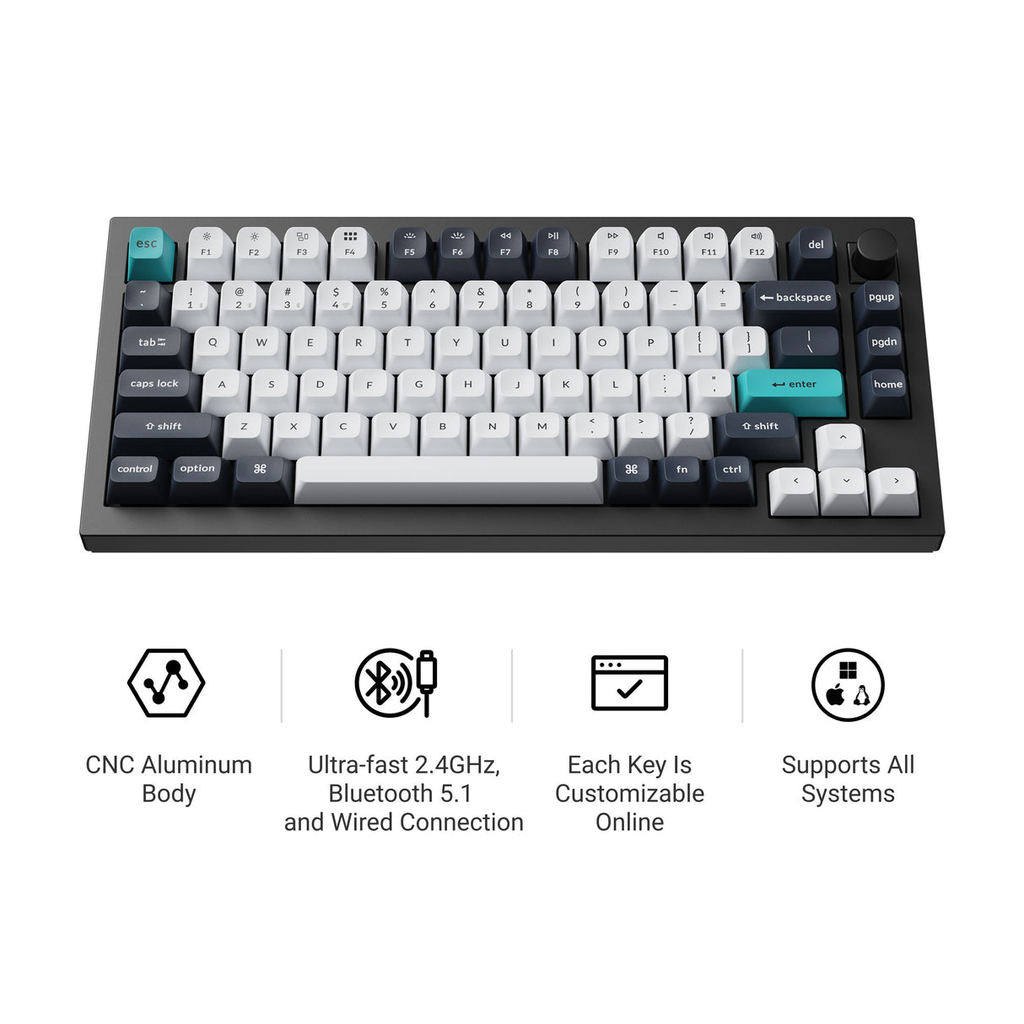 Keychron Q1 ULTRA 8K BLACK BROWN