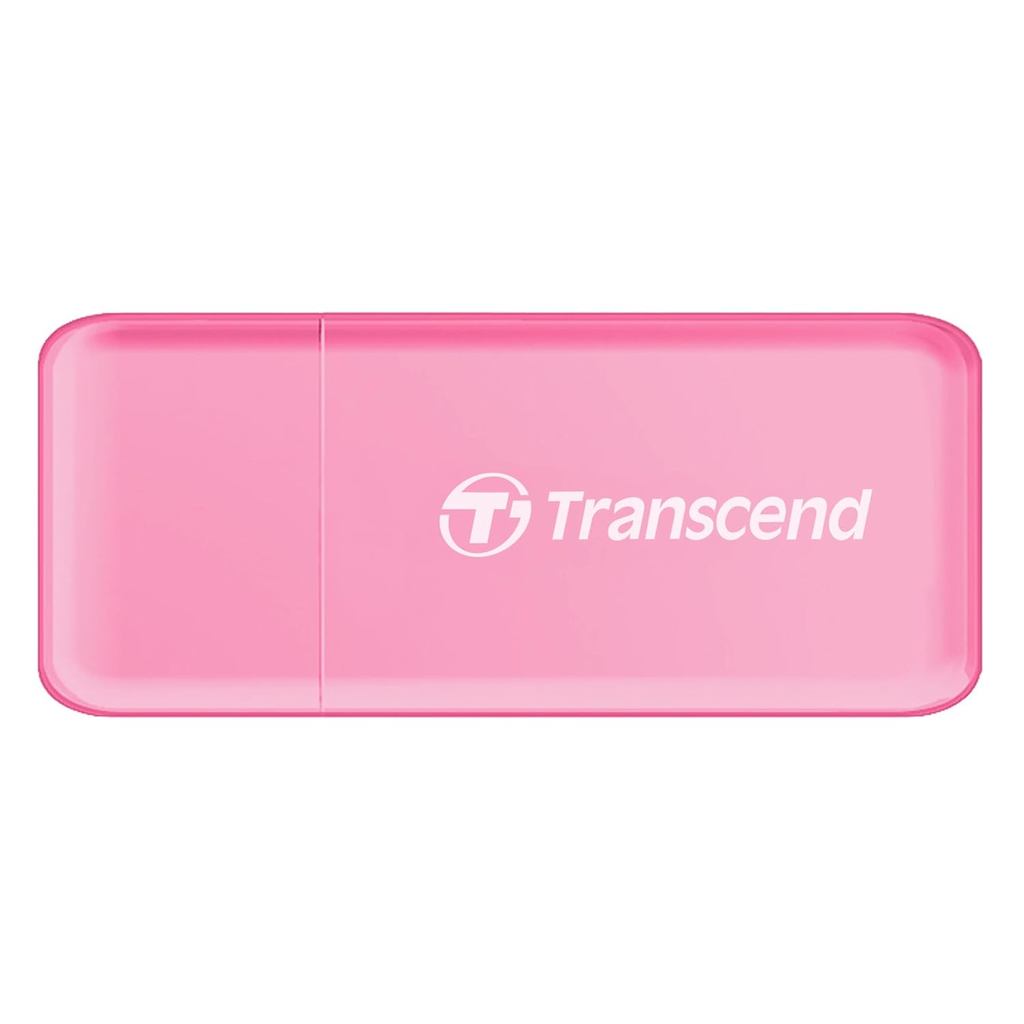 Transcend USB 3.1 SD & MicroSD Card Reader (Pink)