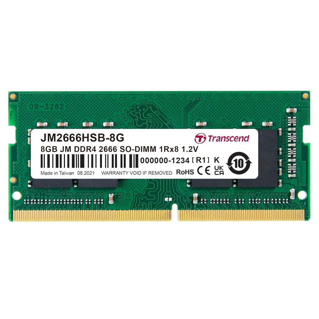 Transcend 8G JM DDR4 2666Mhz SO-DIMM 1Rx8