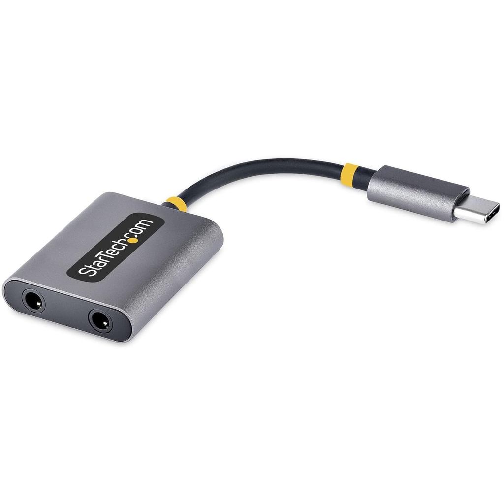 STARTECH.COM USB-C HEADPHONE SPLITTER/DONGLE WITH MIC