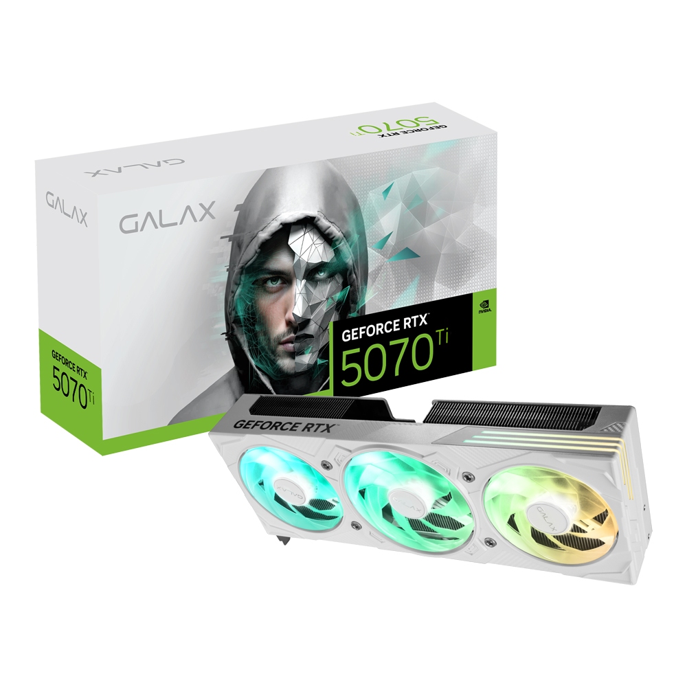 GALAX GeForce RTX 5070 Ti EX Gamer 1-Click OC White