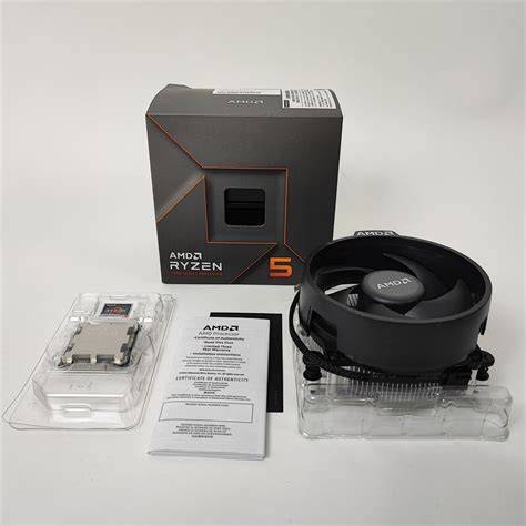 AMD Ryzen 5 7600, with Wraith Stealth Cooler