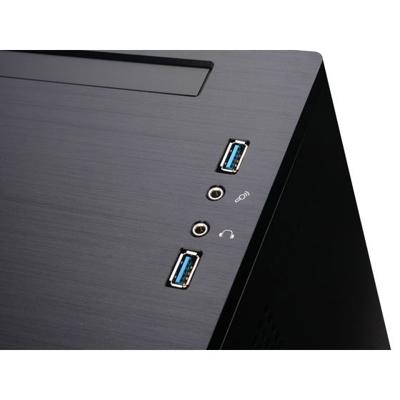 SILVERSTONE SST-SG08 Black Mini-ITX Casing with 600W 80+ Bronze PSU