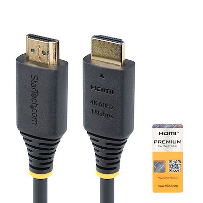 STARTECH.COM 8FT PREMIUM CERTIFIED HDMI CABLE, 4K60