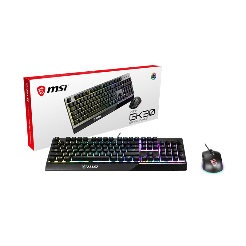 MSI VIGOR GK30 COMBO GAMING KEYBOARD MOUSE