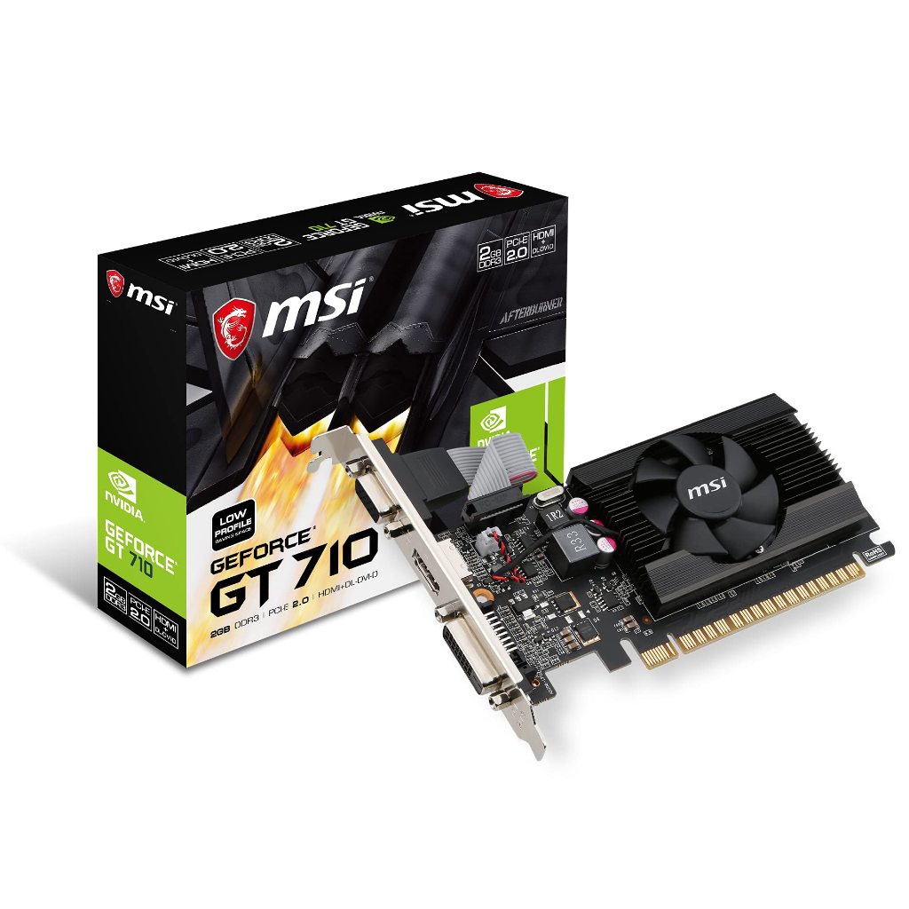 MSI GT 710 2G DDR3 LOW PROFILE GAMING GRAPHICS CARD