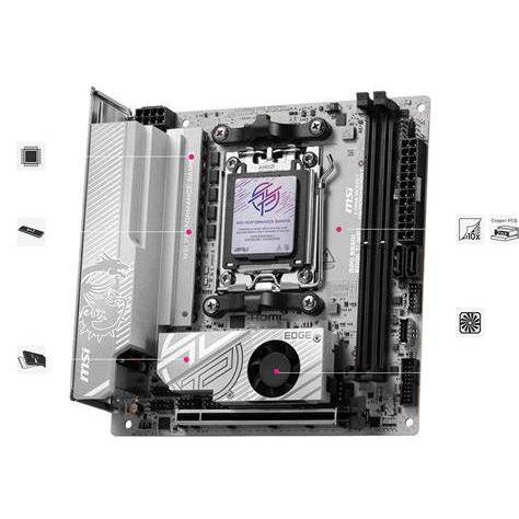 MSI MPG B850I EDGE TI WIFI AM5 m-ITX MOTHERBOARD - D5