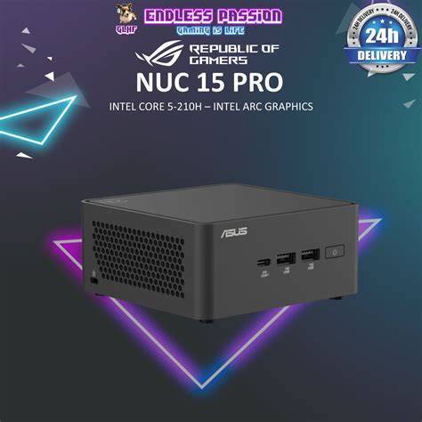 ASUS NUC 15 PRO TALL C5-210H INTEL GRAPHICS DDR5 8G 512GB WIN 11 PRO RNUC15CRHC5053C3