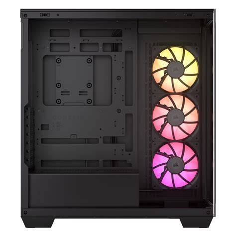 CS-CC-9011278-WW CORSAIR 3500X RGB Tempered Glass Micro ATX , Black